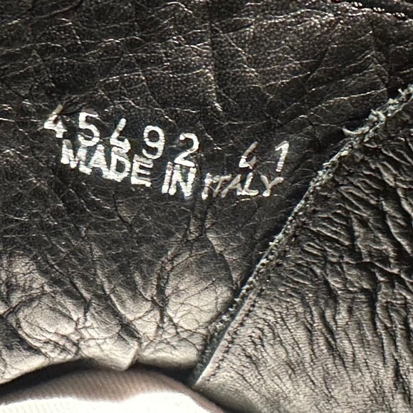 Rick Owens Combat Boots – Blistered Leather – 45492 – Size EU 41 / US 8 - Picture 7 of 11